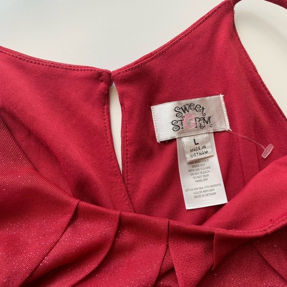 NWOT SWEET STORM Burgundy Jumpsuit - Picture 5 of 9